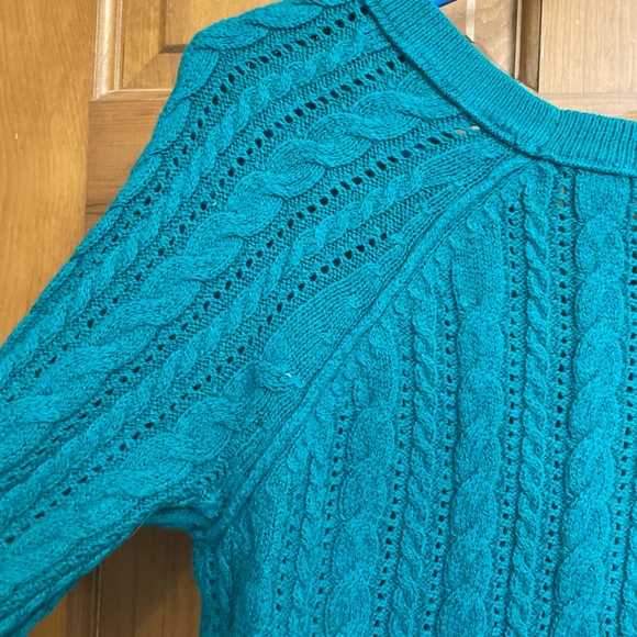 American Eagle Turquoise knitted sweater - Picture 2 of 5
